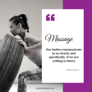 Massage Our Bodies Communicate Love 4U Inc